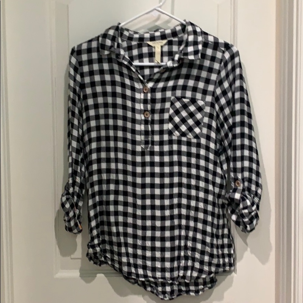 Matilda Jane/ Joanna Gaines Buffalo check blouse